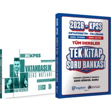 2026 Kpss Vatandaşlık Ders Notları + Ortaöğretim Ön Lisans Tek Kitap Soru