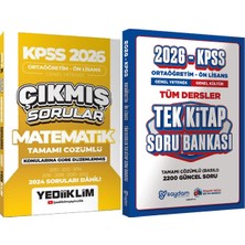 Kpss 2026 Ortaöğretim-Önlisans Matematik Konularına Göre Çıkmış Sorular + Ortaöğretim Ön Lisans Tek Kitap Soru