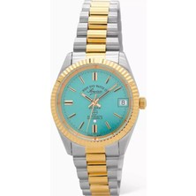 The Classics Otomatik Paslanmaz Çelik Saat, 32,5 Mm, Tiffany Mavisi, Sunray Kadran