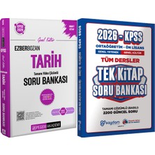 2026 Kpss Genel Yetenek Genel Kültür Ezberbozan Tarih Çözümlü Soru - Ortaöğretim Ön Lisans Tek Kitap Soru