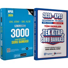 2026 Kpss Ezberbozan 3000 Video Çözümlü Soru - Ortaöğretim Ön Lisans Tek Kitap Soru