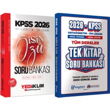 2026 Kpss Ortaöğretim-Önlisans Işin Özü Tek Kitap Soru BANKASI(2850 Soru) + Ortaöğretim Ön Lisans Tek Kitap Soru