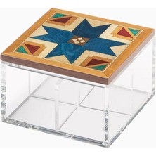 Voice Of Aya Accessory Box, Deri ve Ceviz Ahşap