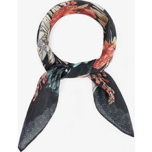 Ekru Vanessa Çiçekli Bandana