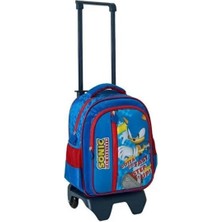 Mavi Sonic Çekçekli Okul Çantası 2052, Şık ve Kullanışlı Çocuk Çantası