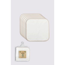 Bfs   Bistyle Organik 28X28 6'lı Penye Mendil 90103 Ekru