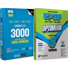 2026 Kpss Ezberbozan 3000 Video Çözümlü Soru - Lisans Optimum 5 Deneme