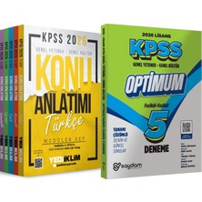 2026 Kpss Genel Yetenek - Genel Kültür Konu Anlatımı Modüler Set (5 Kitap) + Lisans Optimum 5 Deneme