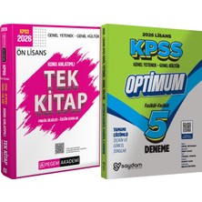 2026 Kpss Genel Yetenek Genel Kültür Ön Lisans Konu Anlatımlı Tek Kitap - Lisans Optimum 5 Deneme