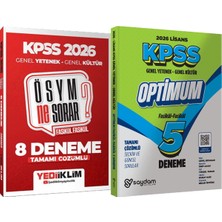 2026 Kpss Ösym Ne Sorar Tamamı Çözümlü Fasikül 8 Deneme + Lisans Optimum 5 Deneme