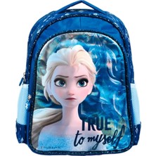 Mavi Kız Çocuk Frozen Due Water Lisanslı Ilkokul Çantası 5161