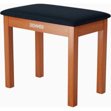 EC2088 Piyano Taburesi, Ahşap, Saklama Alanlı ve Süet Minderli