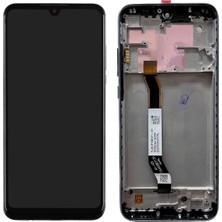 Xiaomi Uyumlu Redmi Note 8t LCD Ekran Dokunmatik Siyah Çıtalı