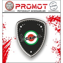 Vespa 3D Sperlik Sticker 5