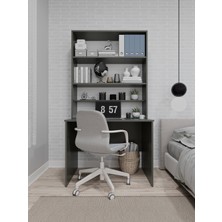 Asra Trend %100 Mdflam Raflı Çalışma Masası Bilgisayar Ofis Ders Masası Çm-03