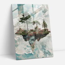 Popcas Frida Kahlo Tarzı Cam Duvar Sanatı - Frida Kahlo Eserleri Manzara Keyif