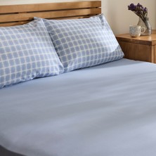 Sarah Anderson Lena Çift Kişilik Çarşaf Takımı Indigo