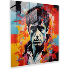 Popcas Scarface Karmaşıklık Cam Tablo - Modern Sanat Cam Sanat
