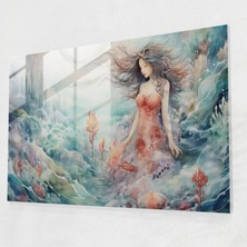 Popcas Efsanevi Mitolojik Yaratıklar Cam Tablosu - Mitoloji Modern Sanat Rüya Gibi Cam Duvar Sanatı