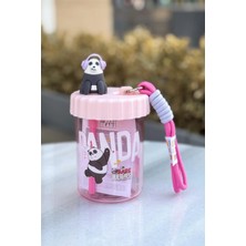 We Bare Bears Lisanslı Askılı Plastik Şişe (520ML) (Panda)