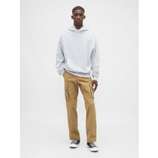 Gap Erkek Bej GapFlex Straight Kargo Washwell™ Pantolon