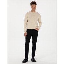 Pierre Cardin Erkek Lacivert Slim Fit Kanvas Pantolon 50310857-VR033