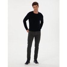 Pierre Cardin Erkek Antrasit Slim Fit Kanvas Pantolon 50310857-VR006