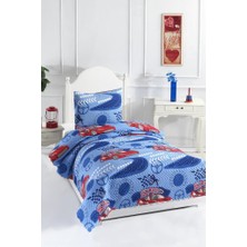 Ultrasonik Kapitoneli Speed Tek Kişilik Yatak Örtüsü Mavi