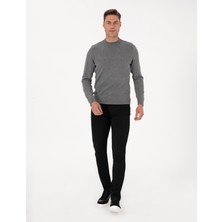 Pierre Cardin Erkek Siyah Slim Fit Kanvas Pantolon 50310857-VR046