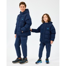 Skechers B Puffer Jacket Büyük Erkek Çocuk Lacivert Mont SK2520054-3601