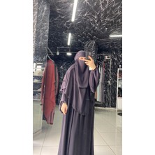 Açelya Takım Ferace Sufle Peçe 3 Parça