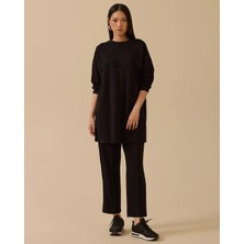 Bağcıklı Desen Garnili Pantolon Scl