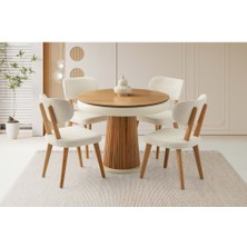 Yuvaset Home Mobilgen (Sadece Masa) Naturel Palermo 100+30*75 Açılabilir Masa