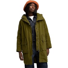 Timberland Kadın 2-In-1 Cıty Parka Uzun Kollu Doğa Yürüyüşü İçin Koyu Yeşil Günlük Kullanım