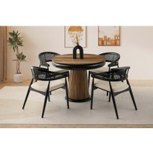 Yuvaset Home Mobilgen (Sadece Masa) Ceviz Palermo 100+30 Açılabilir Masa