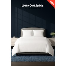Navessa Home Collection Tek Kişilik Beyaz Nevresim Takımı | Düz Nevresim - Pamuklu, Yumuşak, Terletmez, Dayanıklı