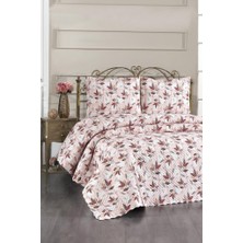 Ultrasonik Kapitoneli Zambak Çift Kişilik Yatak Örtüsü