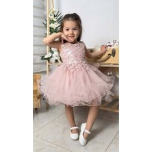 Incili Kız Çocuk Daisy Elbise MNK0585