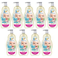 Uni Baby Bebek Saç ve Vücut Şampuanı 900ML Klasik (Pompalı) (9 Lu Set)