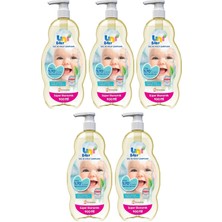 Uni Baby Bebek Saç ve Vücut Şampuanı 900ML Klasik (Pompalı) (5 Li Set)