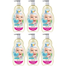 Uni Baby Bebek Saç ve Vücut Şampuanı 900ML Klasik (Pompalı) (6 Lı Set)