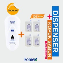 Fomex F113 Köpük Sabun 1000 ml 4 Adet + F210 Köpük Sabun Aparatı 1000 ml
