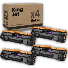 Kingjet Hp Uyumlu (150A) W1500A Standart Kapasiteli (4'lü Paket) Muadil Toner Çipli | M111A, M111W