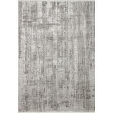 Leona 04 Grey Özel Yumuşak Tuşeli Hav Vermeyen Polysoft Iplikler ile Üretilen Modern Halı