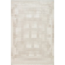 Leona 03 Cream Özel Yumuşak Tuşeli Hav Vermeyen Polysoft Iplikler ile Üretilen Modern Halı