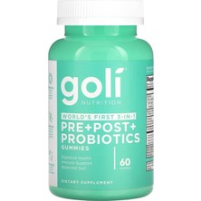 Goli Nutrition, Pre+Post+Probiotics, 60 Gummies
