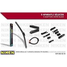 Silecek 600MM 9 Aparatli Banana Tip Sptgl