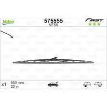 Silecek Süpürgesi 55CM X1 Normal Tip First Üniversal Sptgl