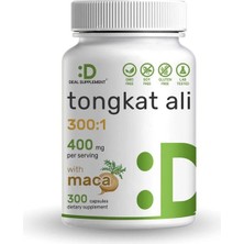 Tong.kat Ali Extract 300:1 400MG & Maca Root 400MG | 300 Capsules