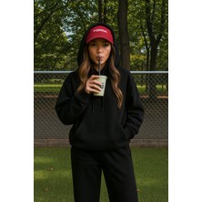 Kadın Kapüşonlu Cepli Sweatshirt